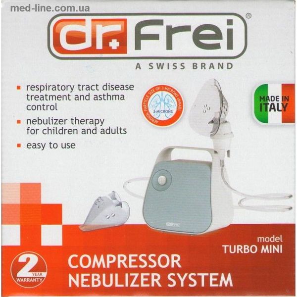 Nebulizator cu compresor Dr.Frei Turbo Mini ID999MARKET_5278021 фото