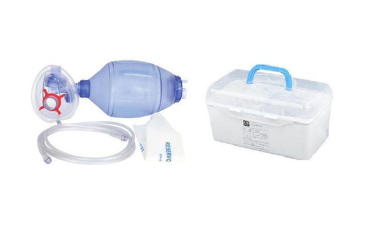 Balon de resuscitare din PVC pentru adulti și copii (AMBU) ID999MARKET_6582553 фото