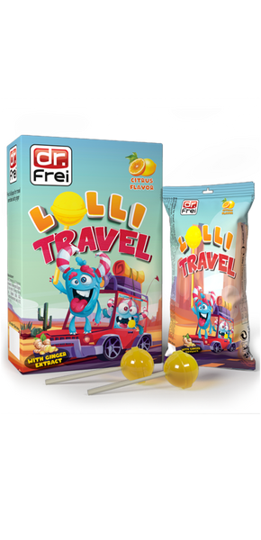 Dr.Frei LOLLI TRAVEL Имбирь + эфирное масло лимона и апельсина 3шт. ID999MARKET_6704807 фото