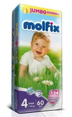 Molfix подгузники Jumbo 4, 7-18 кг, 60 шт ID999MARKET_5303532 фото